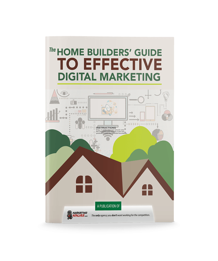 The Home Builder's Guide to Effective Digital Marketing eBook Cover Image