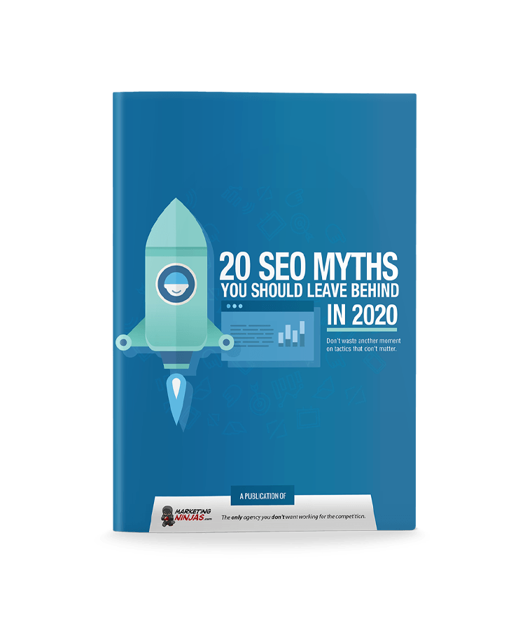 20 SEO Myths You Should Leave Behind in 2020 eBook Cover Image